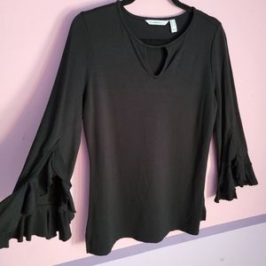 Isaac Mizrahi Flare Sleeve Top